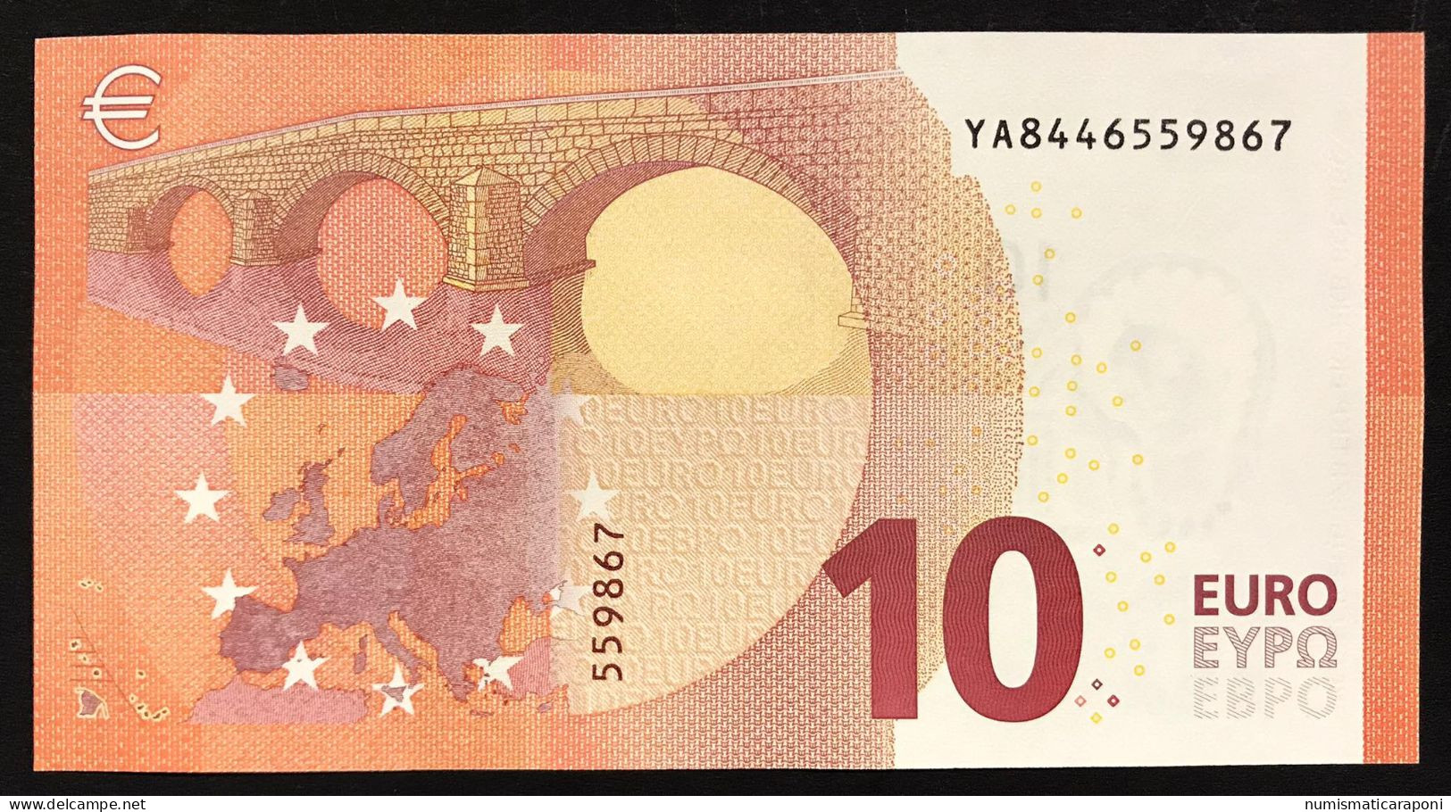 Grecia Greece 10 € YA Lagarde Y012H5 UNC- COD.€.264 - 10 Euro