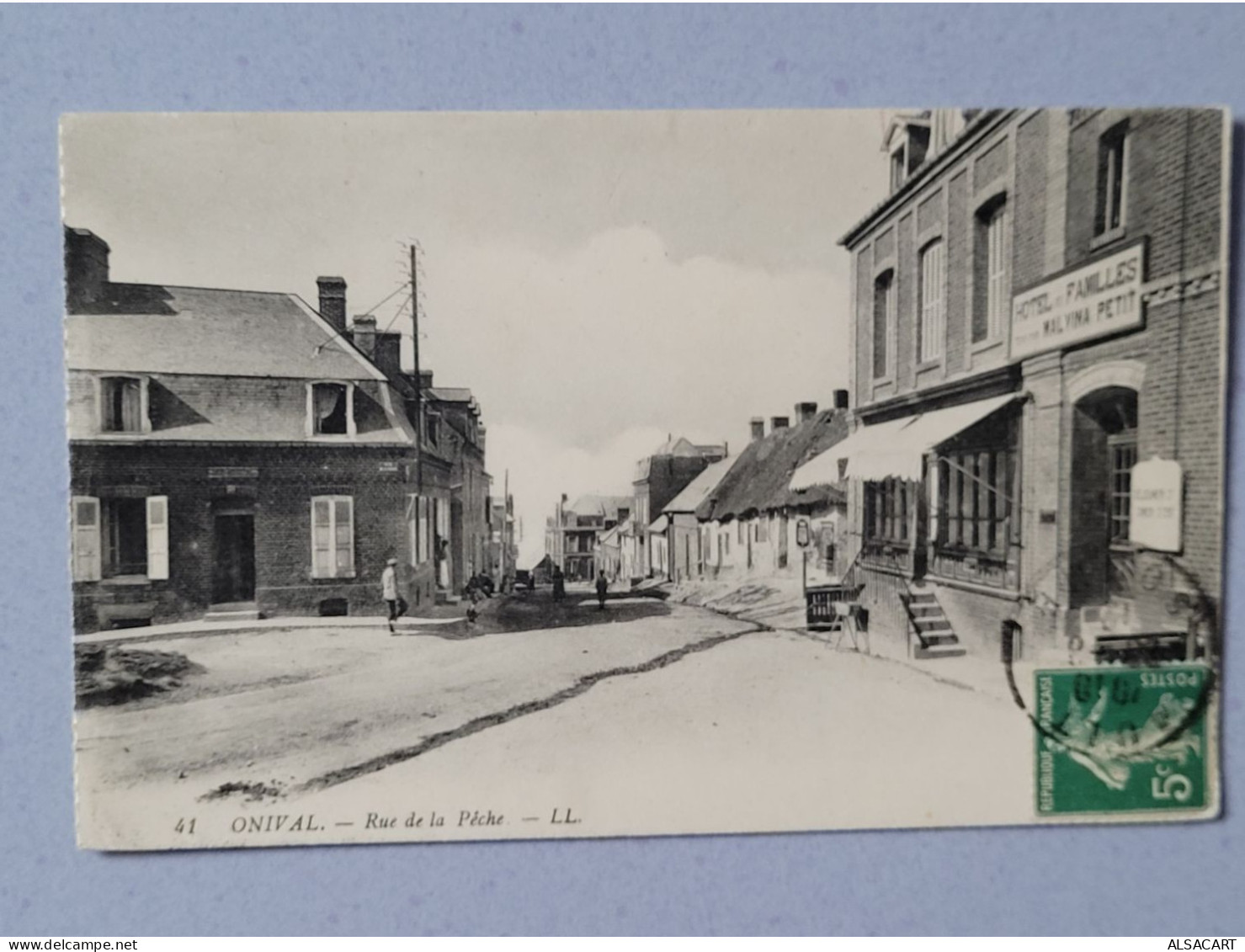 Onival , Rue De La Pêche , Hotel De Famille Tenu Par Malvina Petit - Onival