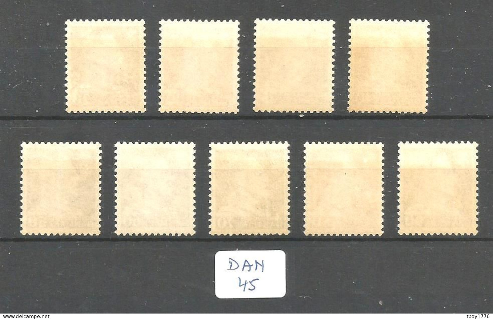 DAN YT 398/406 En XX - Unused Stamps