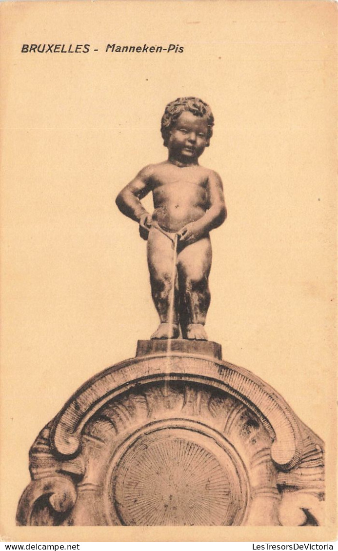 BELGIQUE - Bruxelles - Manneken-Pis - Carte Postale Ancienne - Monumenti, Edifici