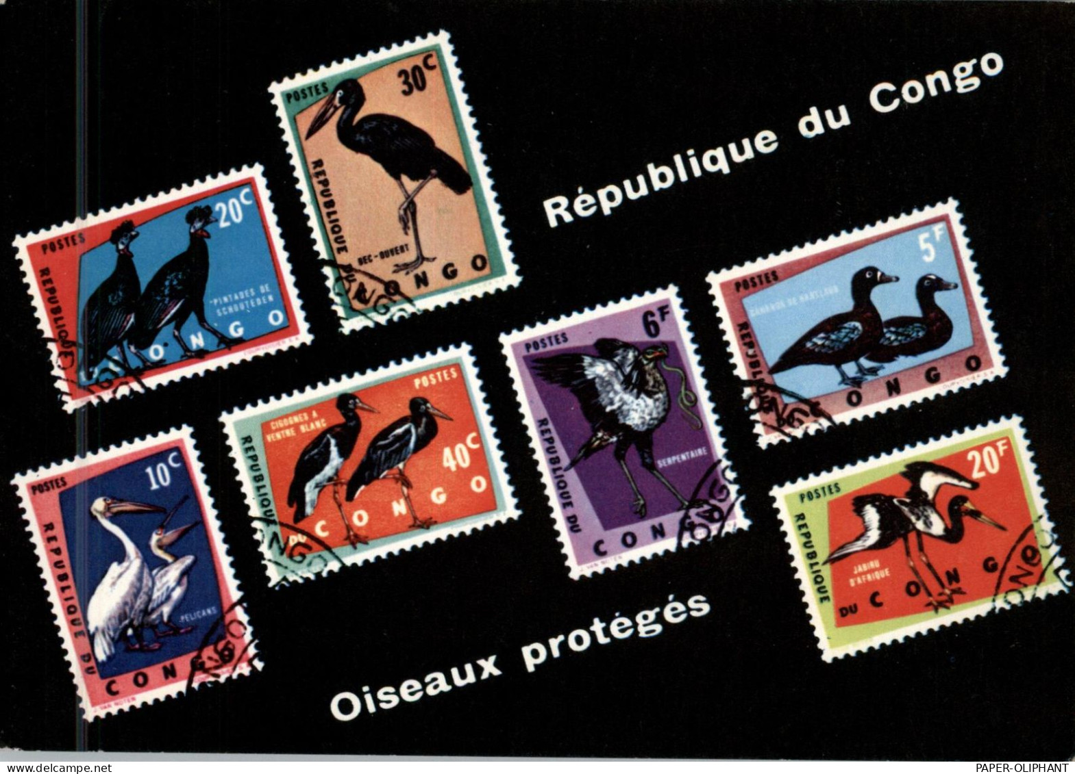 BRIEFMARKEN / Stamps - Congo - Timbres (représentations)