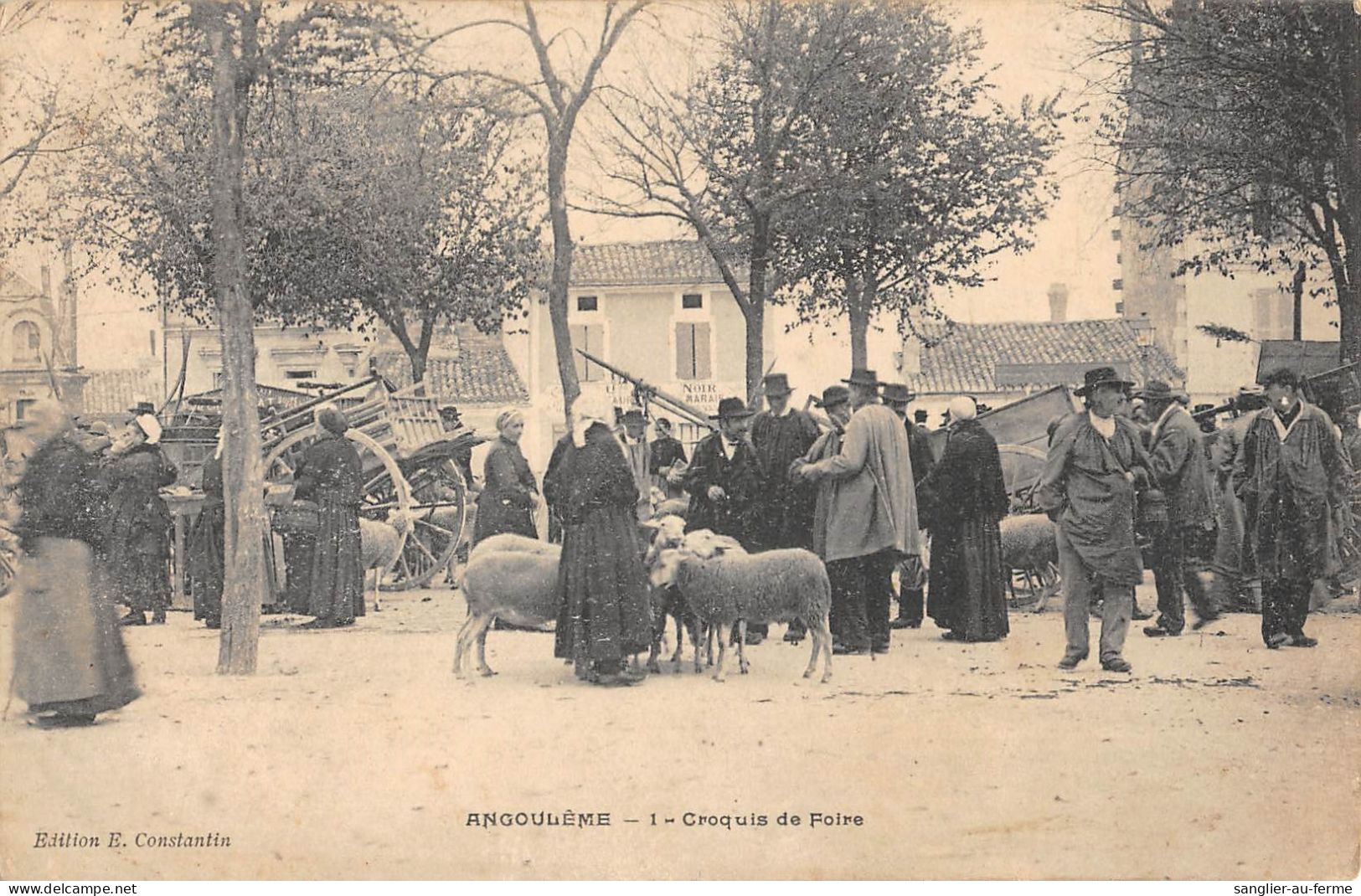 CPA 16 ANGOULEME / CROQUIS DE FOIRE - Angouleme