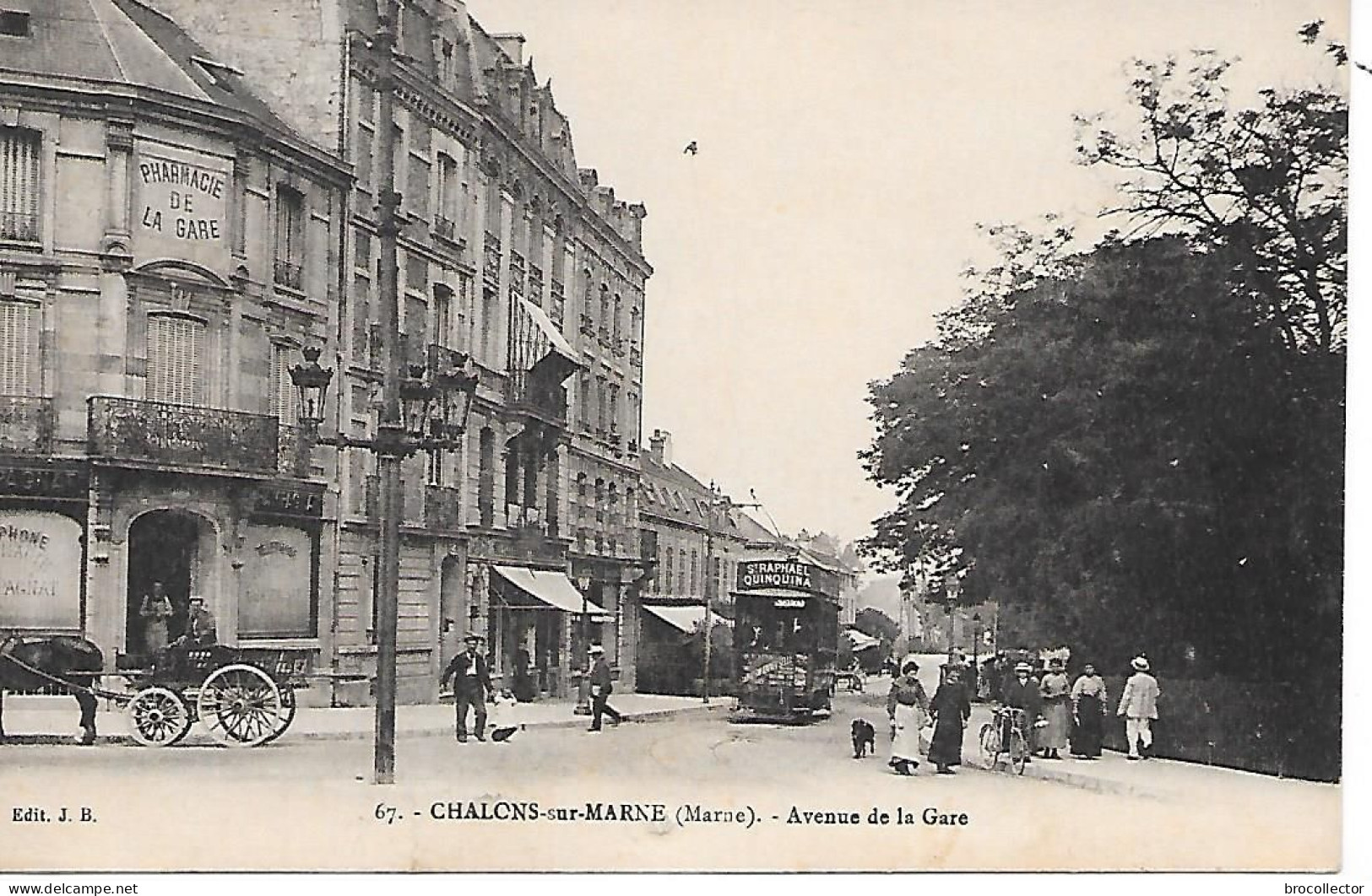 CHALONS Sur MARNE ( 51 ) - Avenue De La Gare - Châtillon-sur-Marne
