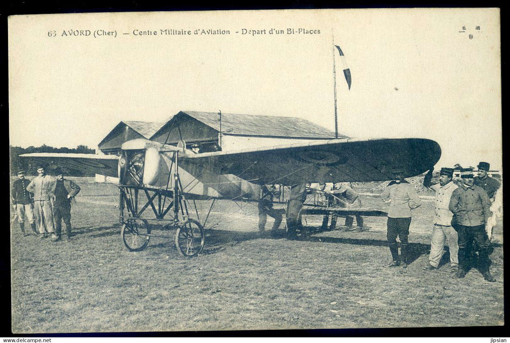 Cpa Du 18 Avord - Centre Militaire D' Aviation - Départ D' Un Bi Places   LANR122 - Avord