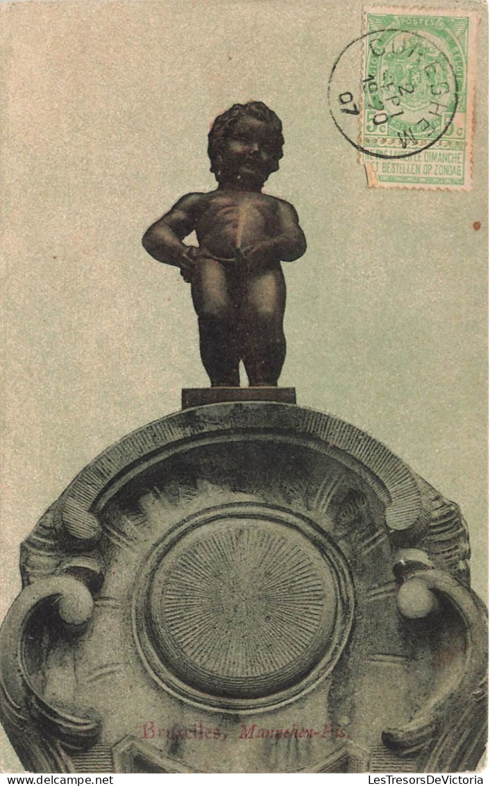 BELGIQUE - Bruxelles - Manneken-Pis - Carte Postale Ancienne - Monuments, édifices