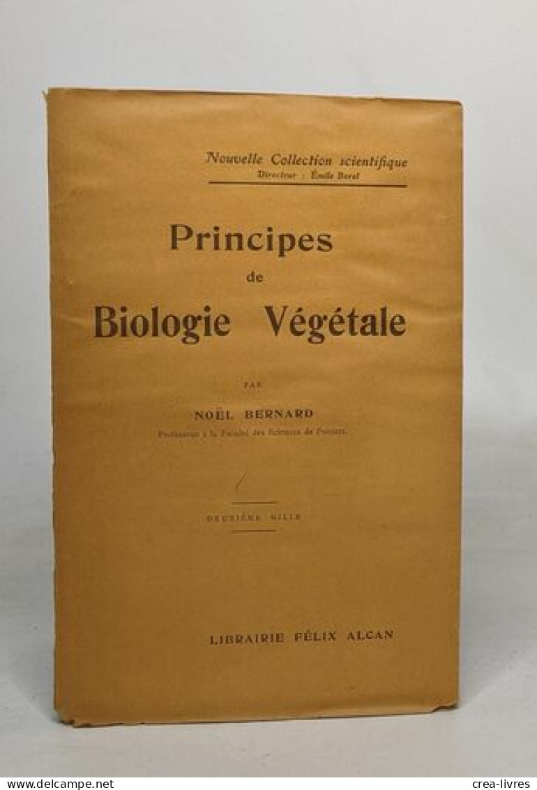 Principes De Biologie Végétale - Non Classés