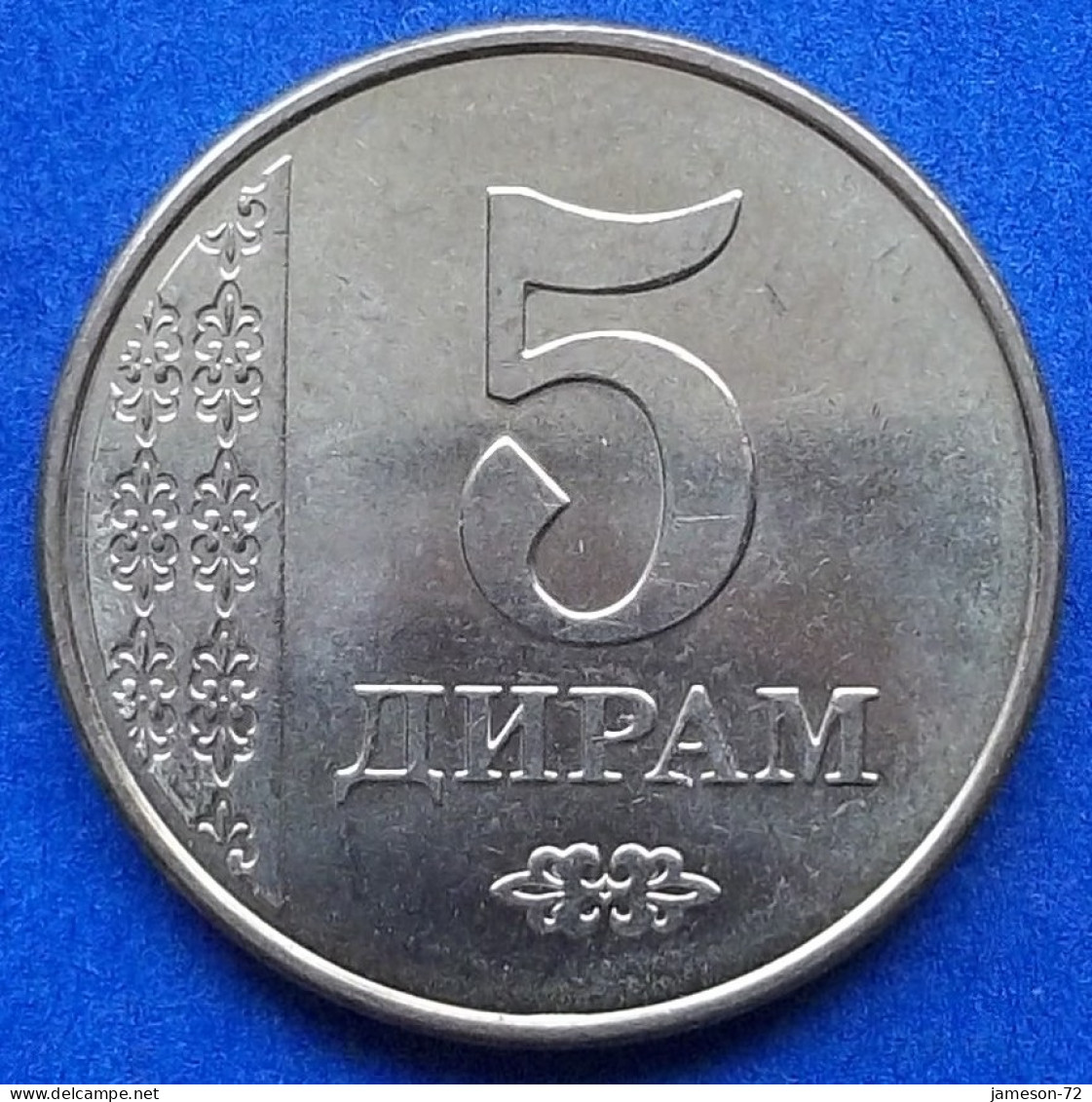 TAJIKISTAN - 5 Dirams 2011 KM# 23 Independent Republic (1991) - Edelweiss Coins - Tadschikistan