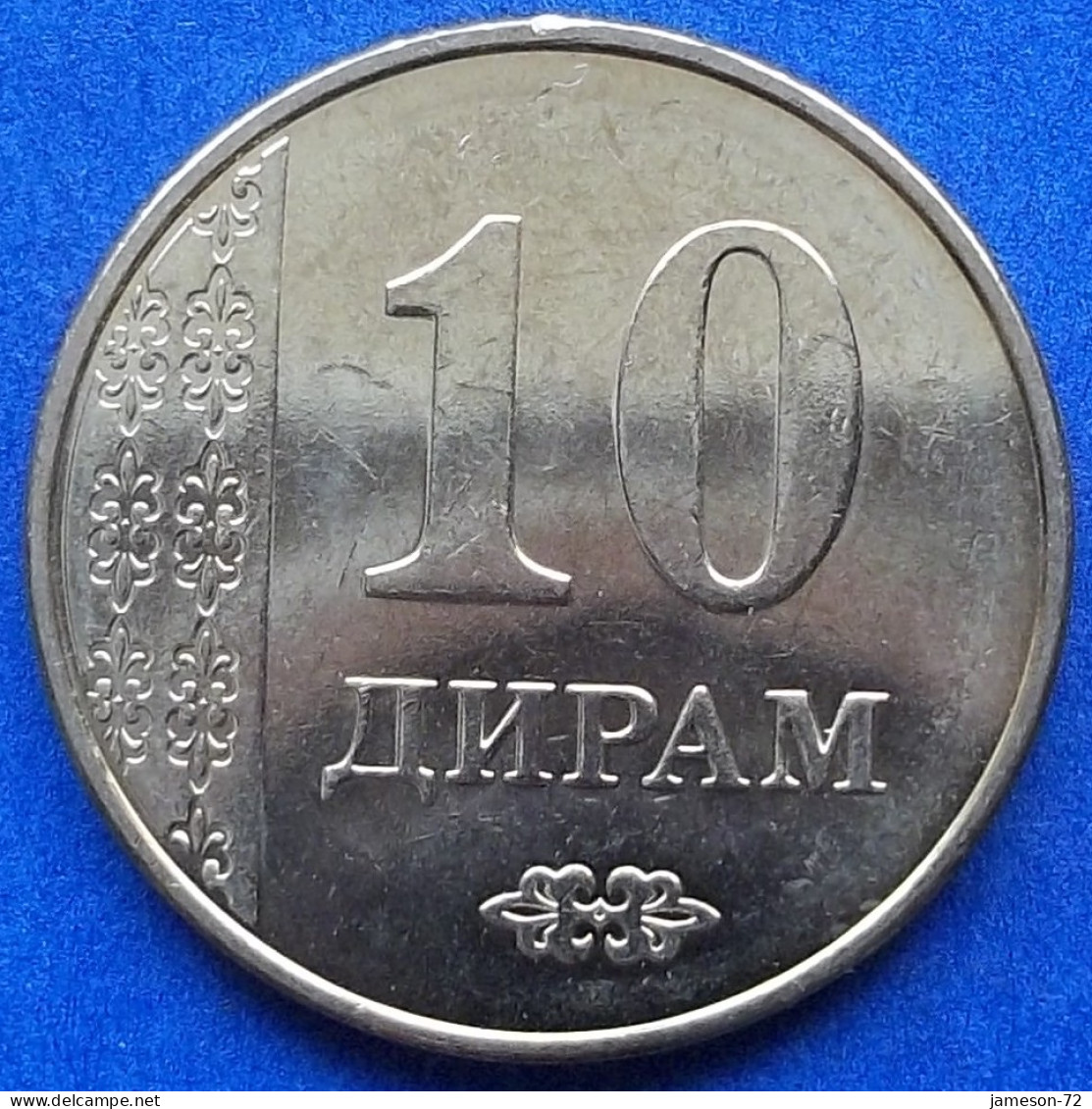 TAJIKISTAN - 10 Dirams 2011 KM# 24 Independent Republic (1991) - Edelweiss Coins - Tadschikistan