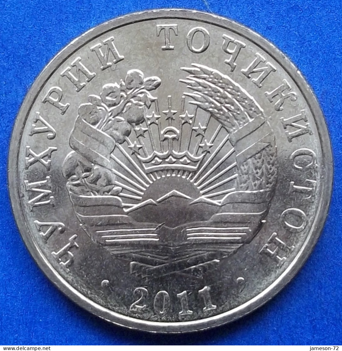 TAJIKISTAN - 20 Dirams 2011 KM# 25 Independent Republic (1991) - Edelweiss Coins - Tajikistan