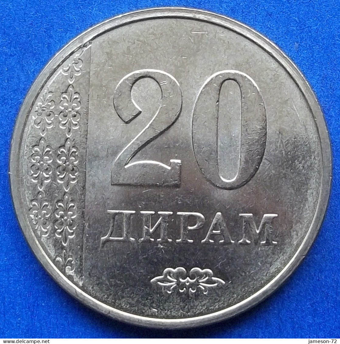 TAJIKISTAN - 20 Dirams 2011 KM# 25 Independent Republic (1991) - Edelweiss Coins - Tagikistan