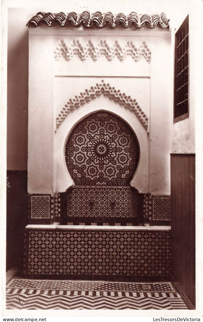 MAROC - Meknès - Une Fontaine Intérieure (Musée D'Art Indigène) Dar Jamaï - Carte Postale - Meknes