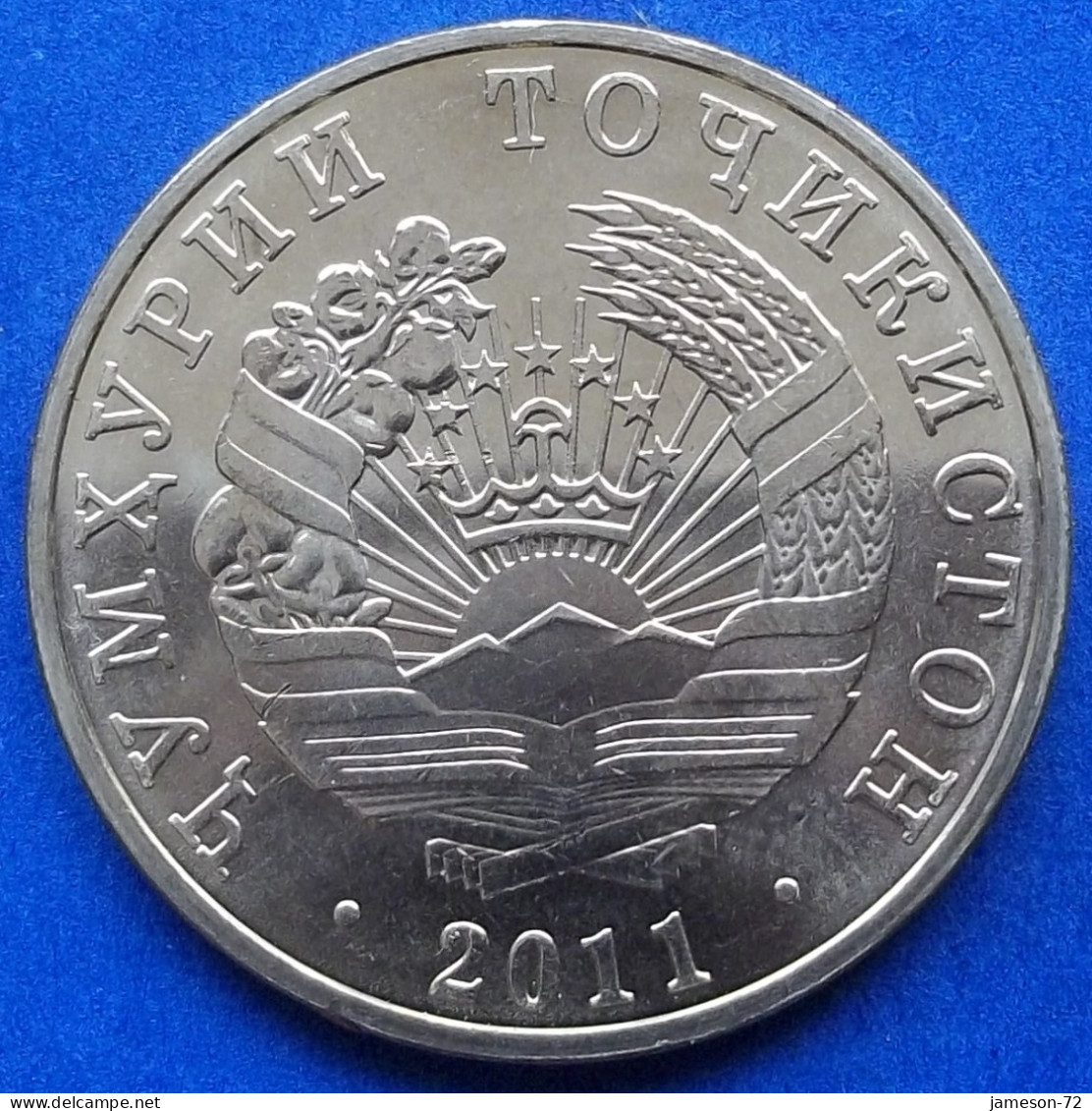 TAJIKISTAN - 50 Dirams 2011 KM# 26 Independent Republic (1991) - Edelweiss Coins - Takiyistán