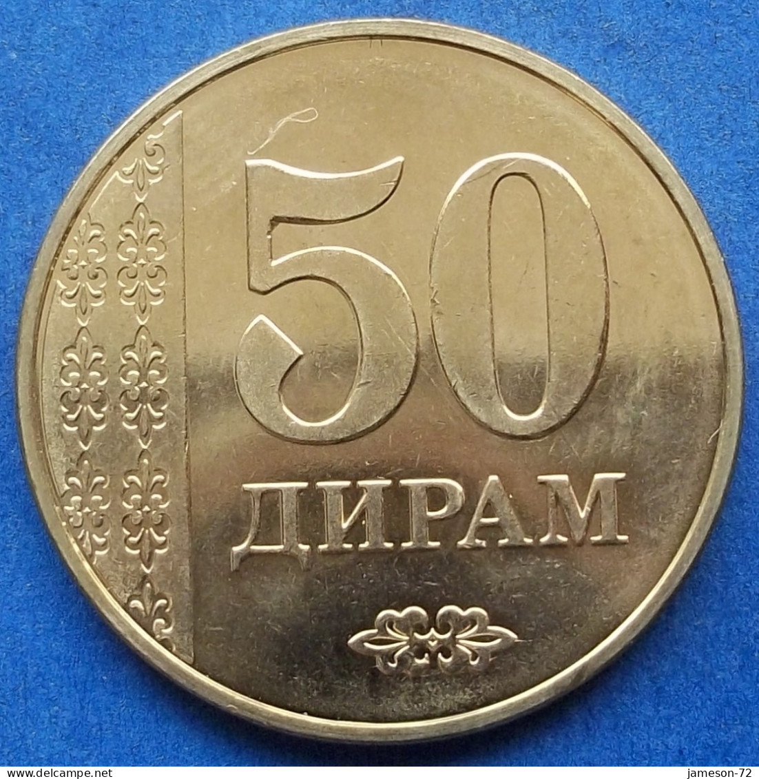 TAJIKISTAN - 50 Dirams 2011 KM# 26 Independent Republic (1991) - Edelweiss Coins - Tadjikistan