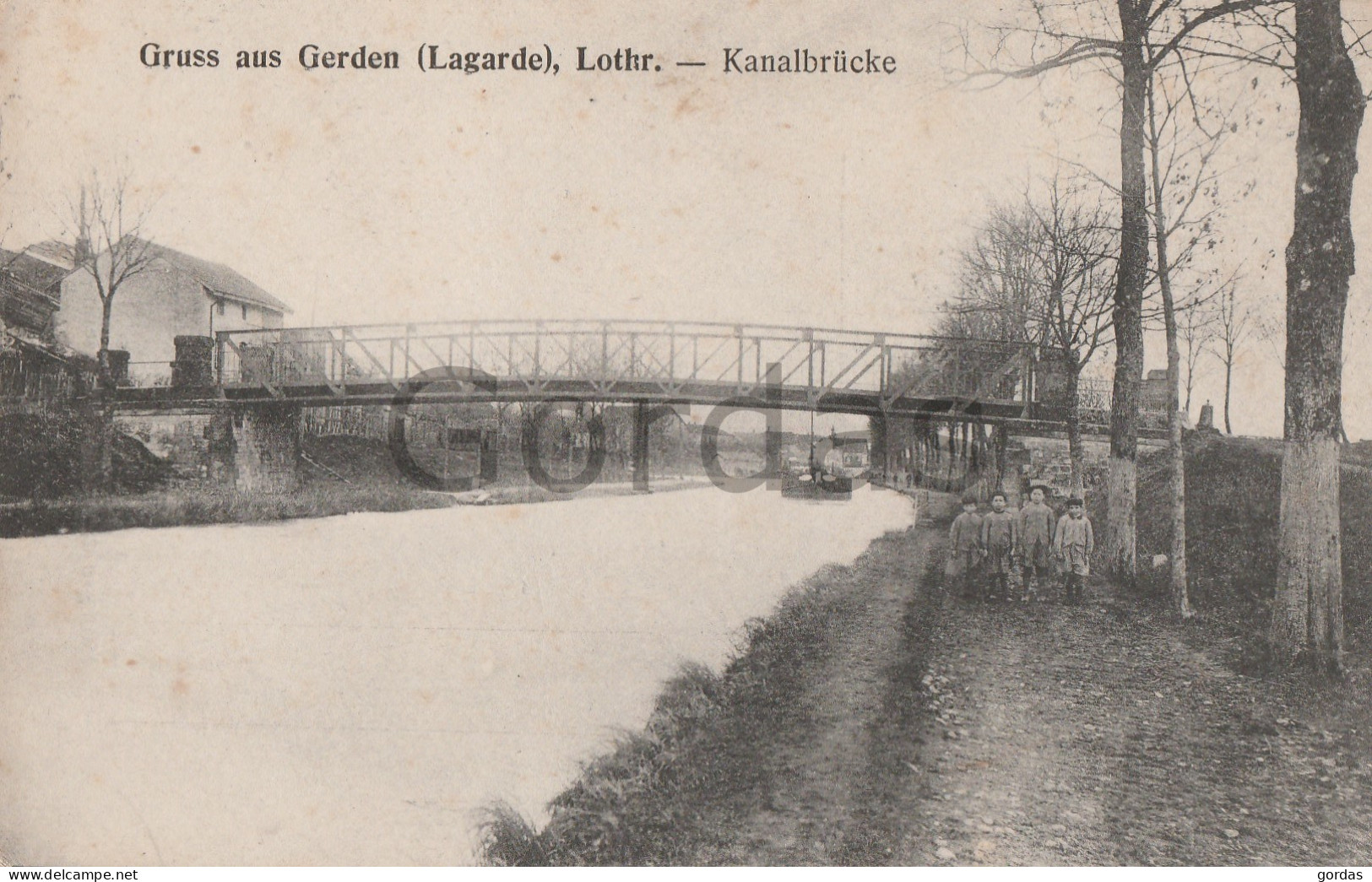 France - Lagarde - Gruss Aus Gerden - Kanalbruecke - Lorraine