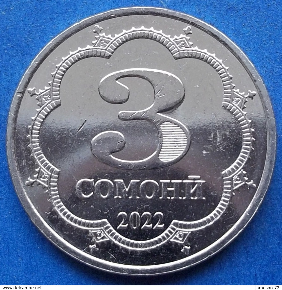 TAJIKISTAN - 3 Somoni 2022 "Shirinsho Shohtemur" KM# 57 Independent Republic (1991) - Edelweiss Coins - Tagikistan