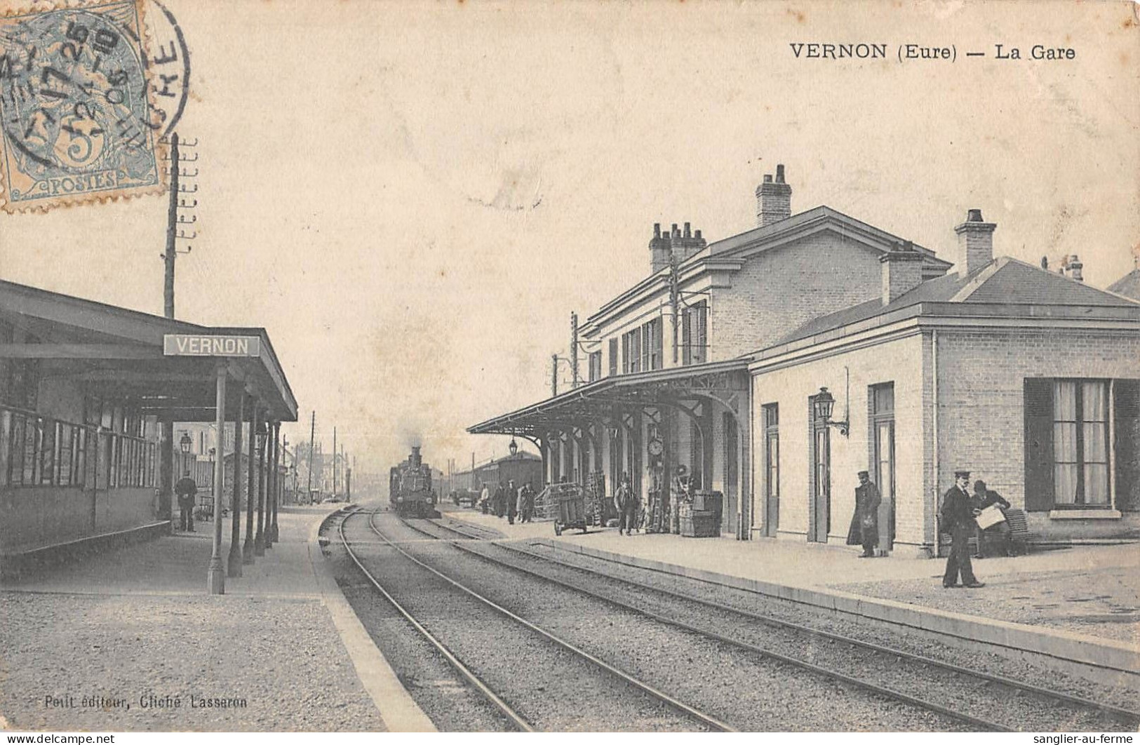 CPA 27 VERNON / LA GARE / TRAIN - Vernon
