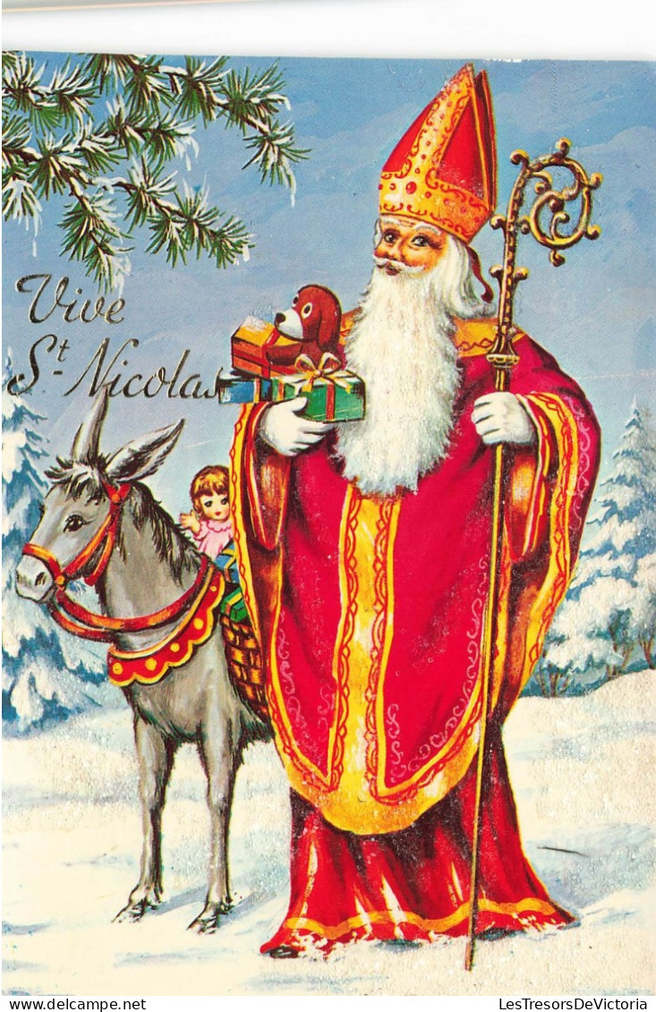 FÊTES - VŒUX - Vive Saint Nicolas - Carte Postale Ancienne - Sinterklaas