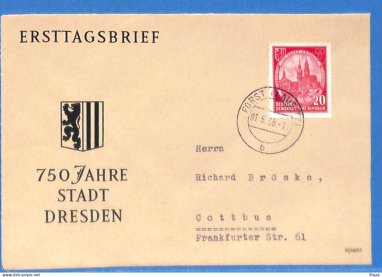 Allemagne DDR - 1956 - Lettre De Forst - G25374 - Covers & Documents