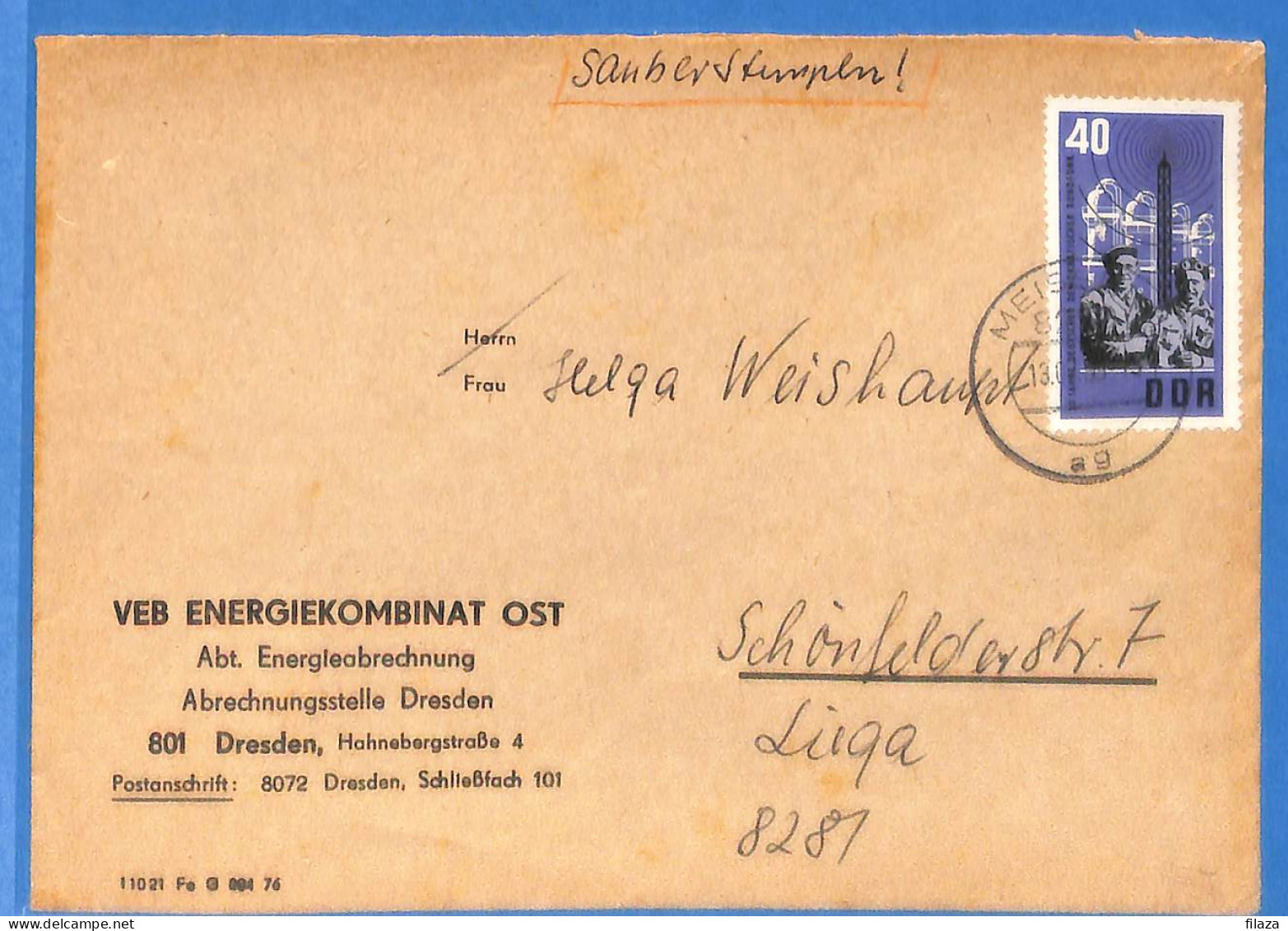 Allemagne DDR - 195.. - Lettre De Meißen - G25382 - Covers & Documents