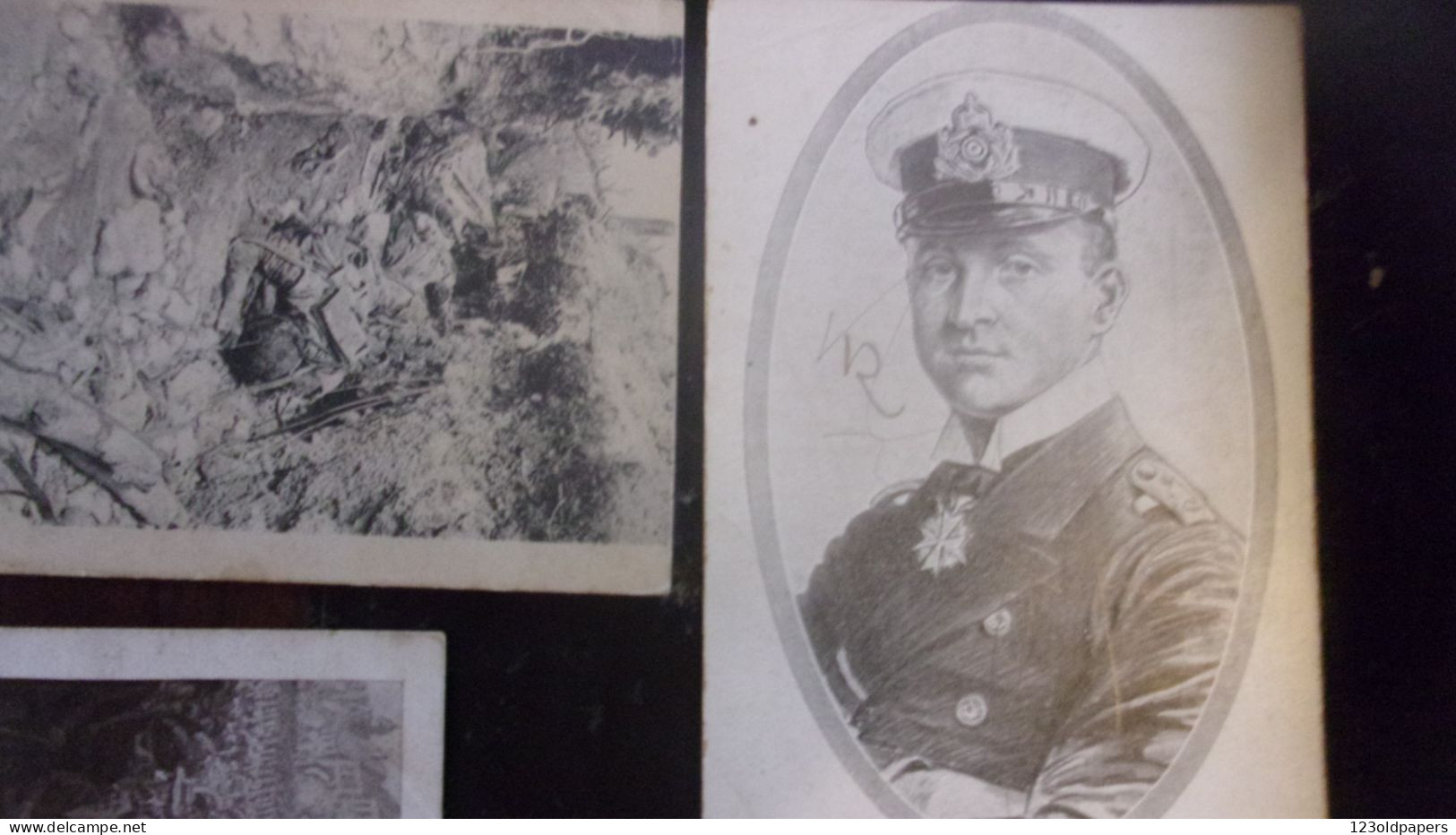 WWI LOT 4 CPA GUERRE 14 ALLEMAGNE ILLUSTRATEUR INVALIDENDANK - Andere & Zonder Classificatie