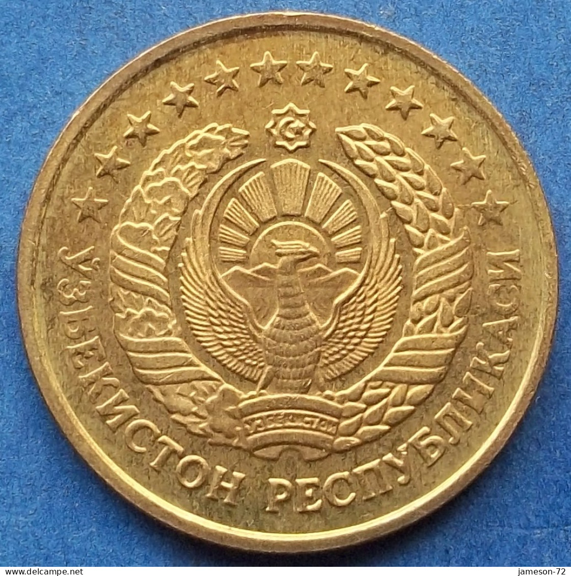 UZBEKISTAN - 5 Tiyin 1994 KM# 3 Independent Republic (1991) - Edelweiss Coins - Uzbenisktán