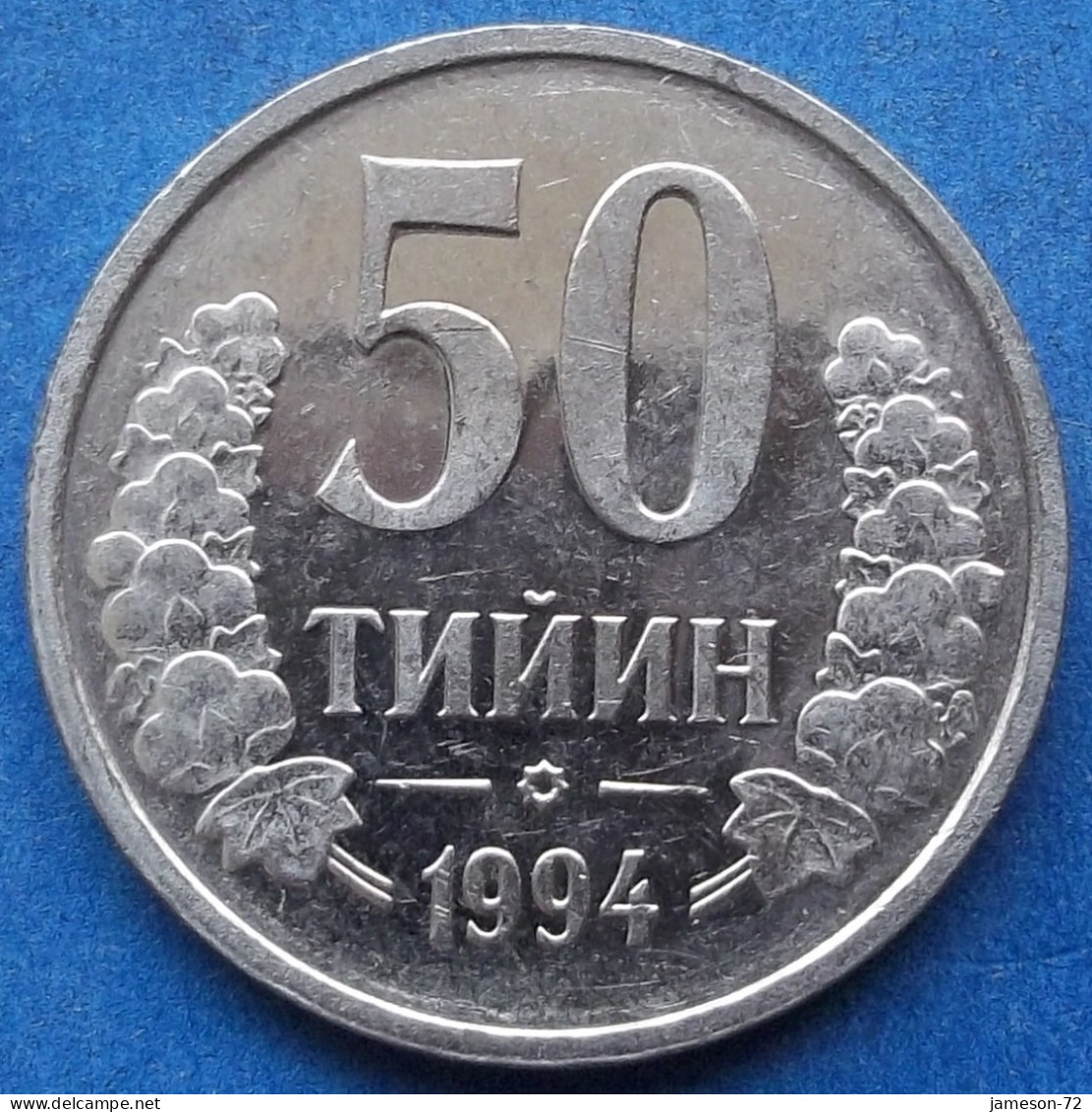 UZBEKISTAN - 50 Tiyin 1994 KM# 6 Independent Republic (1991) - Edelweiss Coins - Ouzbékistan