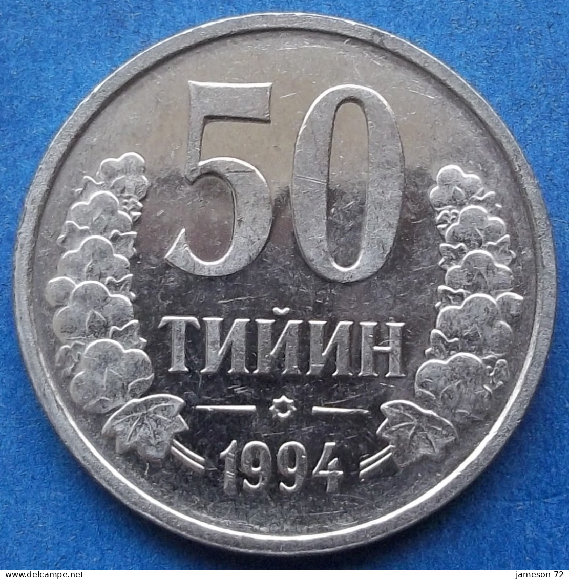 UZBEKISTAN - 50 Tiyin 1994 KM# 6 Independent Republic (1991) - Edelweiss Coins - Uzbekistan