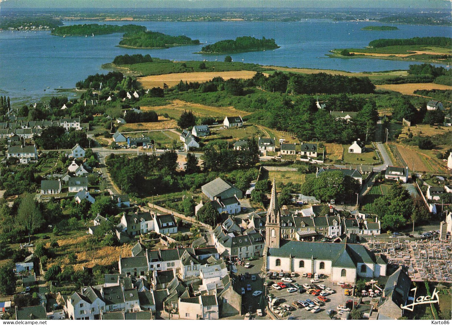 Arzon * Vue Générale Aérienne Sur La Presqu'ile De  Rhuys - Arzon