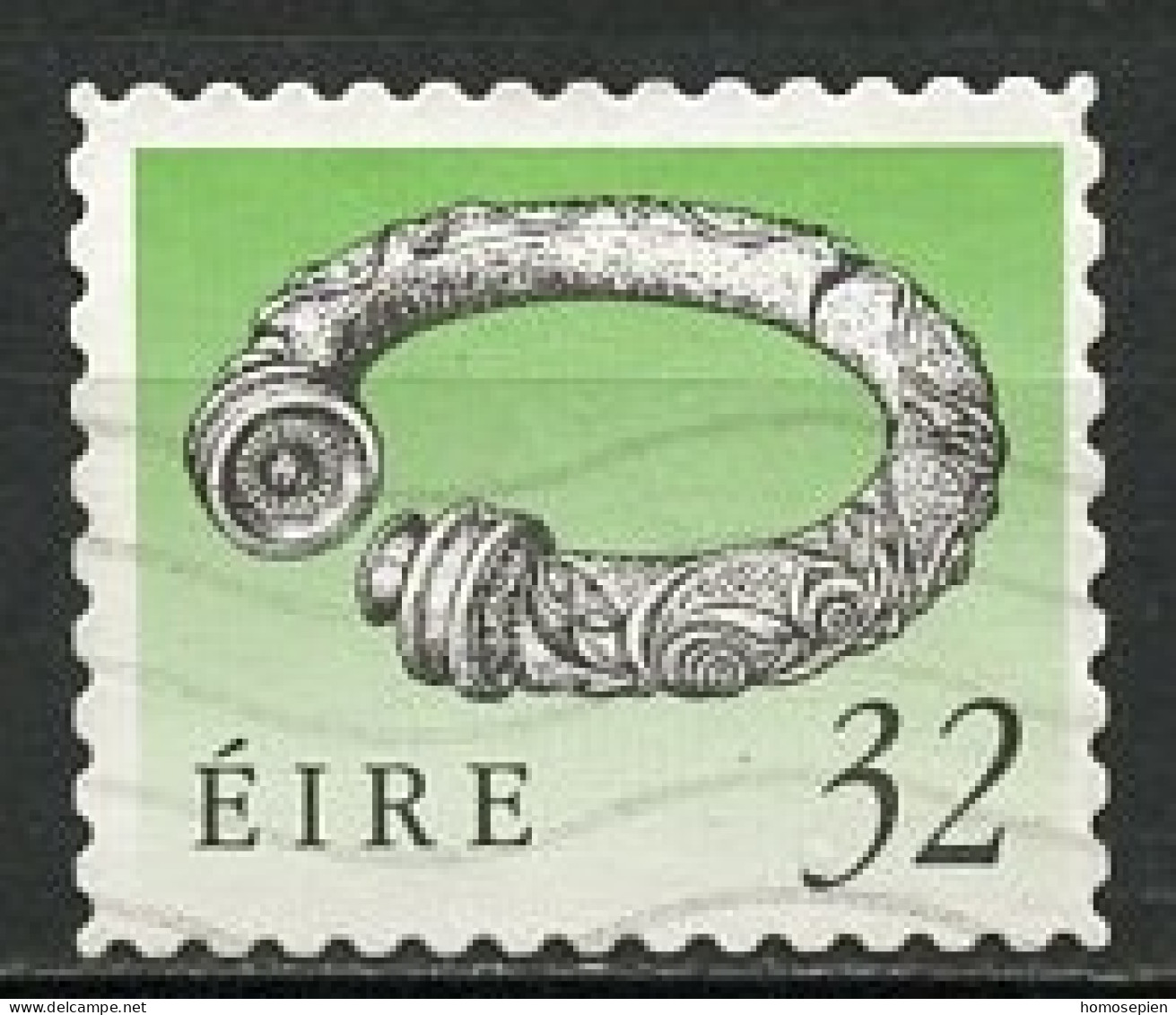 Irlande - Ireland - Irland 1991 Y&T N°782a - Michel N°775II (o) - 32p Collier De Broighter - Oblitérés