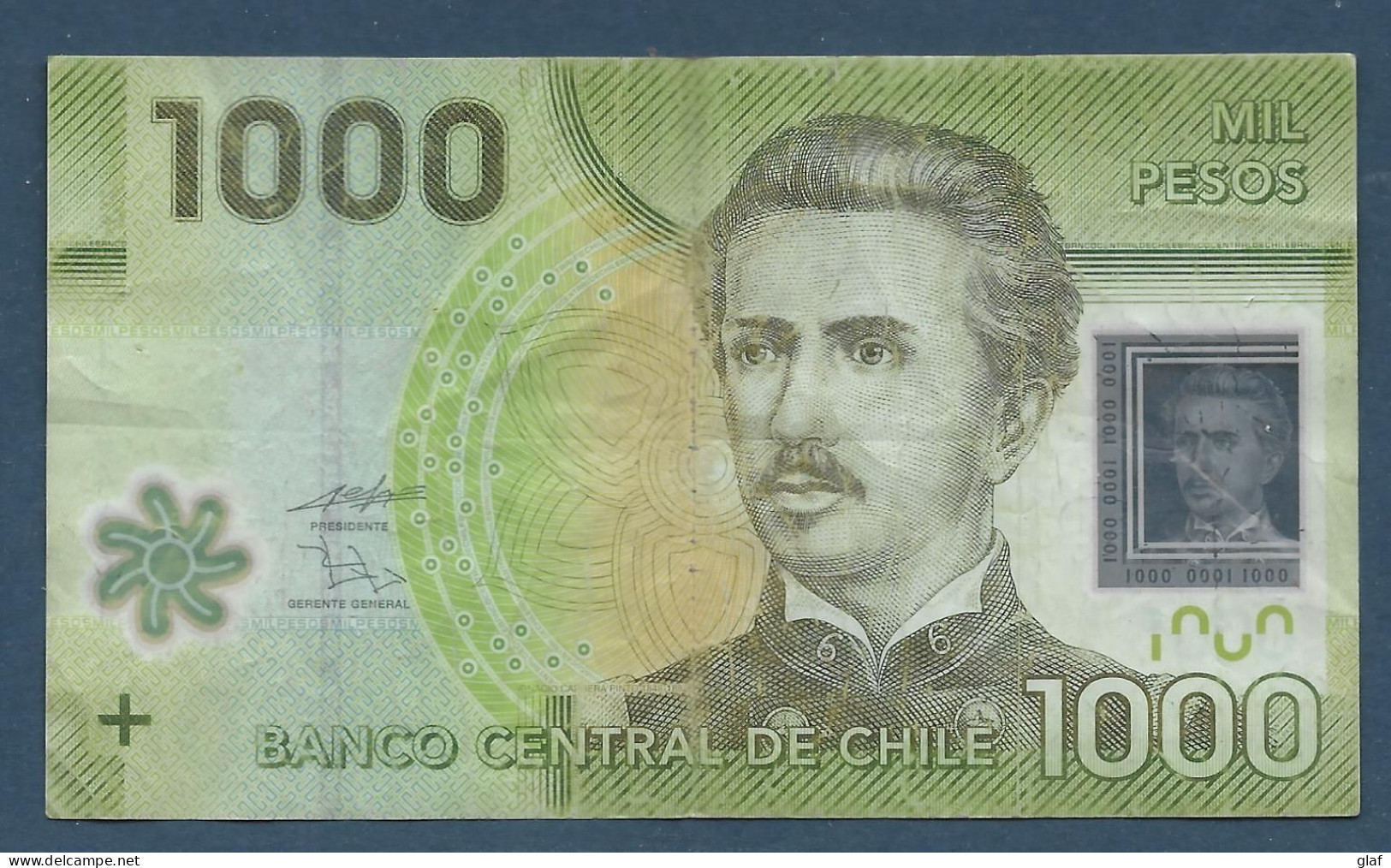 Chili : 1 Billet De 1000 Pesos (usagé) - 2000 - Cile
