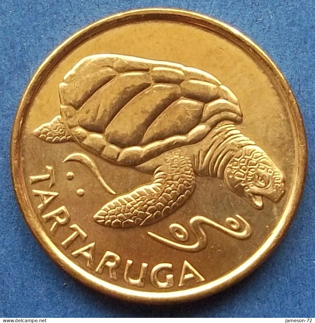 CAPE VERDE - 1 Escudo 1994 "Tartaruga Sea Turtle" KM# 27 Independent Republic (1975) - Edelweiss Coins - Cap Vert