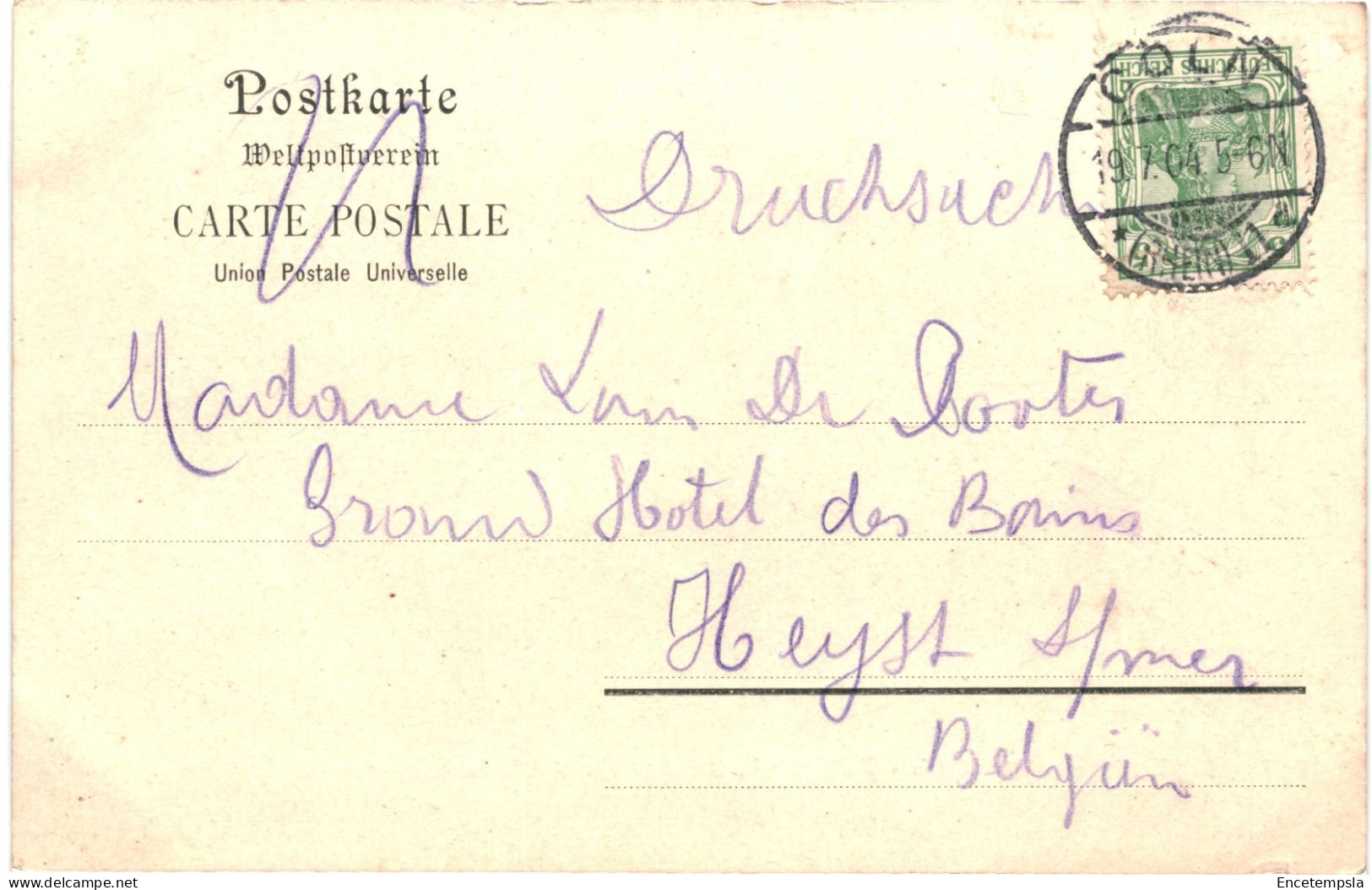 CPA Carte Postale Germany  Drachenfels  U. Drachenburg  Rolandseck 1904 VM74286 - Drachenfels