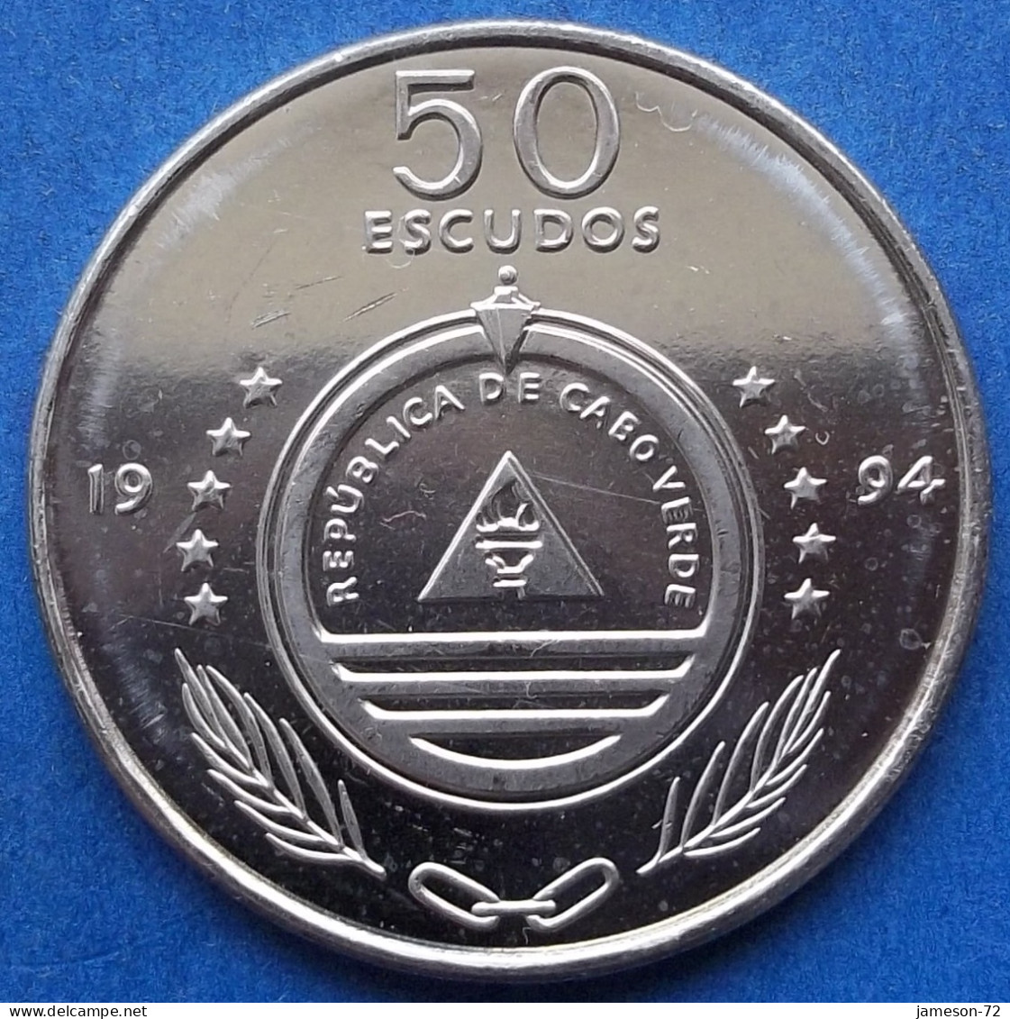 CAPE VERDE - 50 Escudos 1994 "Macelina Flowers" KM# 44 Independent Republic (1975) - Edelweiss Coins - Cabo Verde