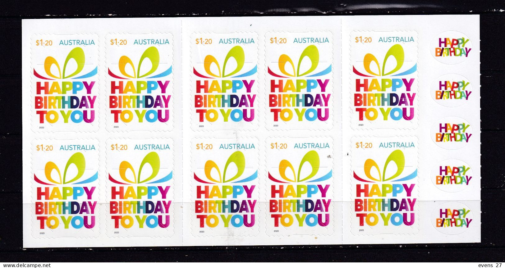 AUSTRALIA-2023-HAPPY BIRTHDAY TO YOU-MNH SHEET. - Feuilles, Planches  Et Multiples