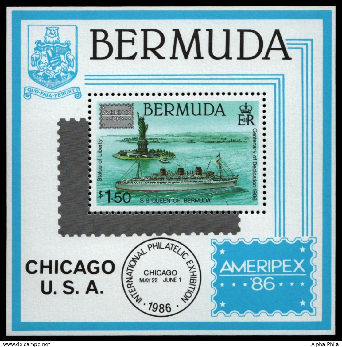 Bermuda 1986 - Mi-Nr. Block 6 ** - MNH - Schiffe / Ships - Bermuda