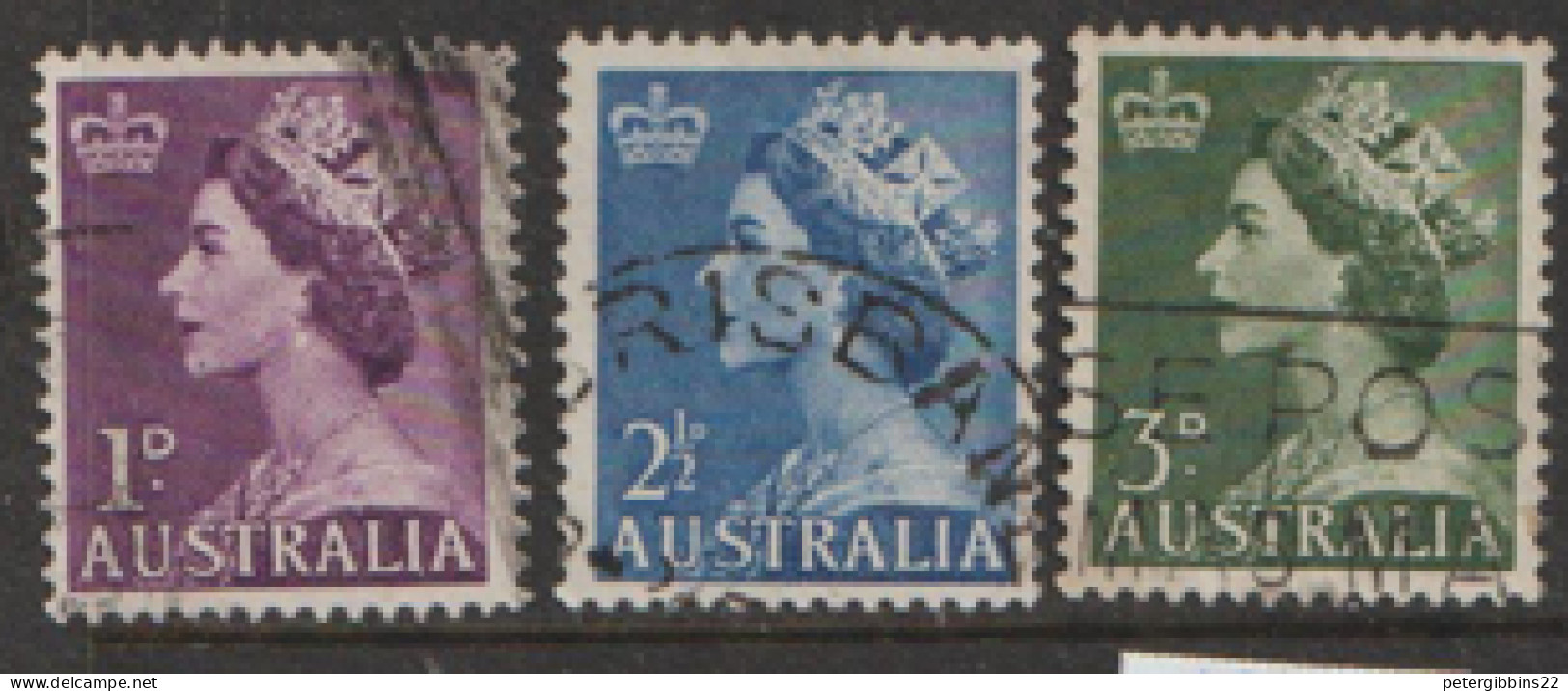 Australia   1953  SG 261-2  Fine Used - Gebruikt