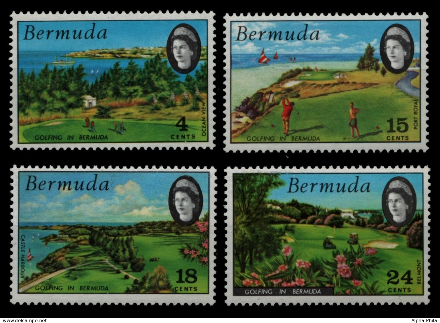 Bermuda 1971 - Mi-Nr. 273-276 ** - MNH - Golfplätze - Bermuda