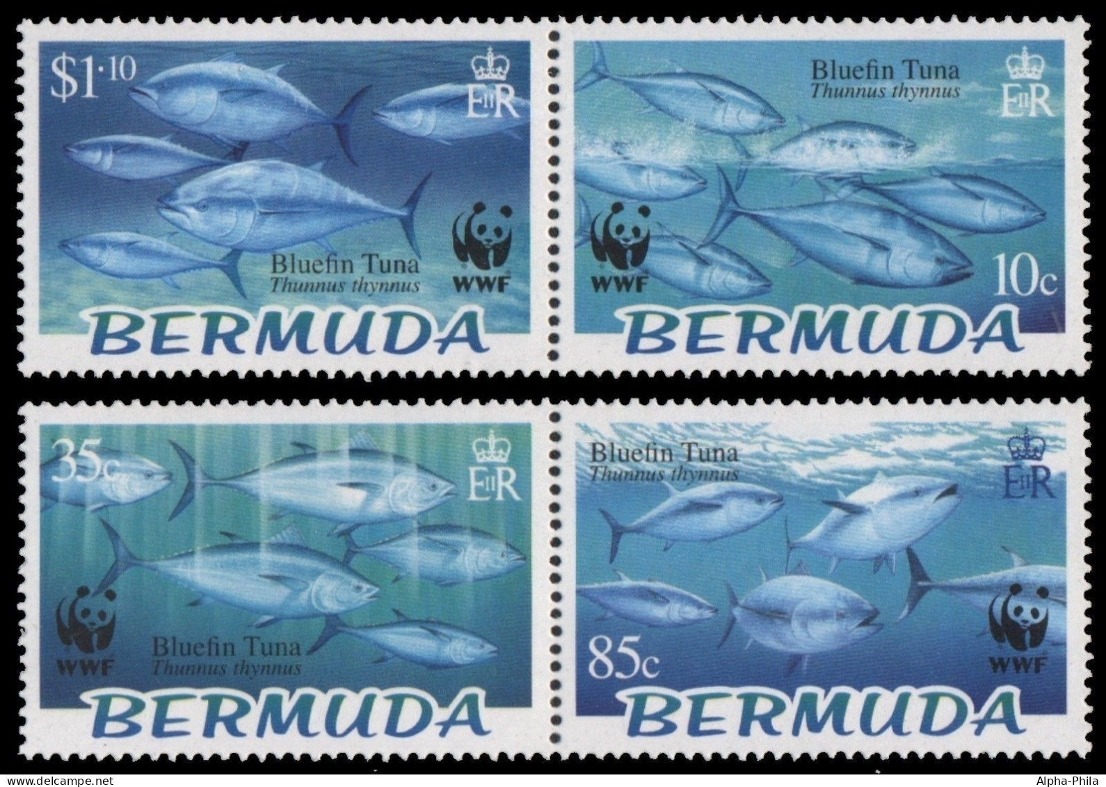 Bermuda 2004 - Mi-Nr. 877-880 ** - MNH - Fische / Fish - Bermuda