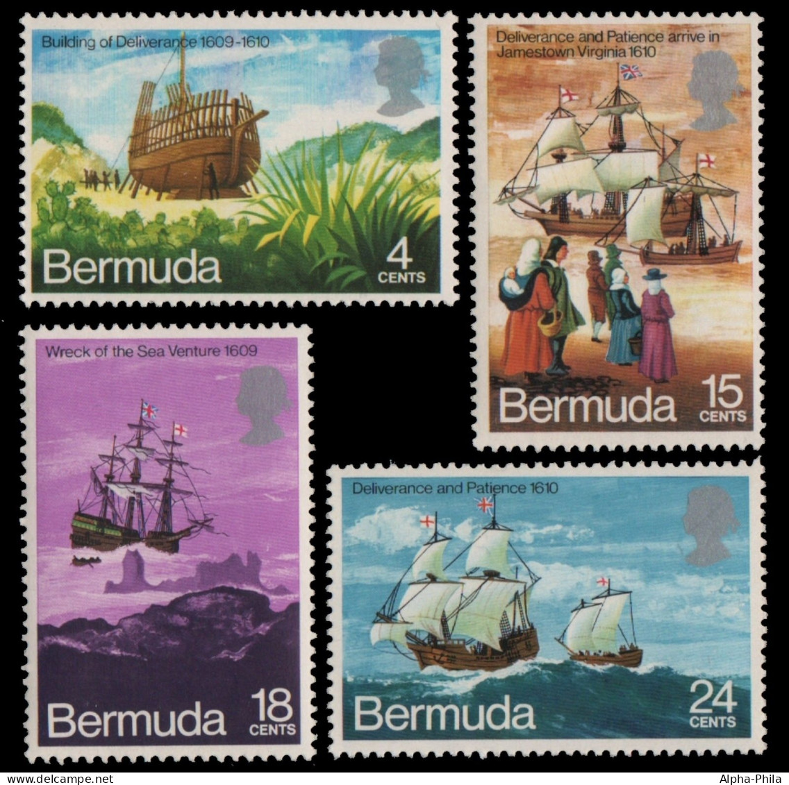 Bermuda 1971 - Mi-Nr. 269-272 ** - MNH - Schiffe / Ships - Bermuda