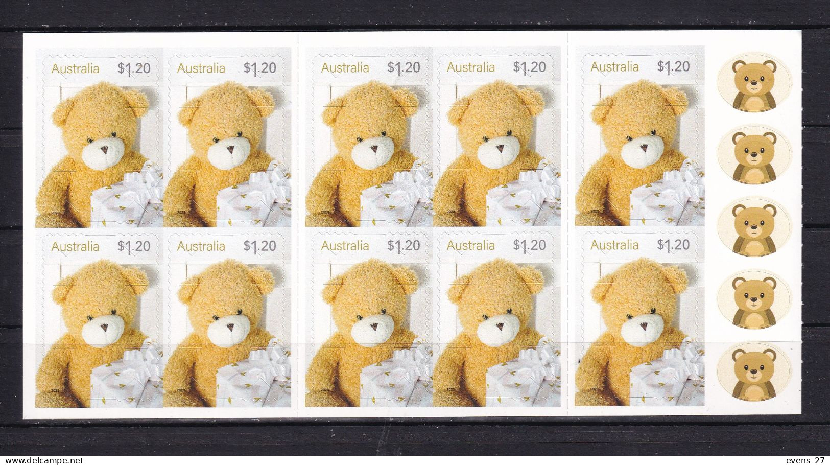 AUSTRALIA-2023-TEDDY BEARS-MNH SHEET. - Fogli Completi