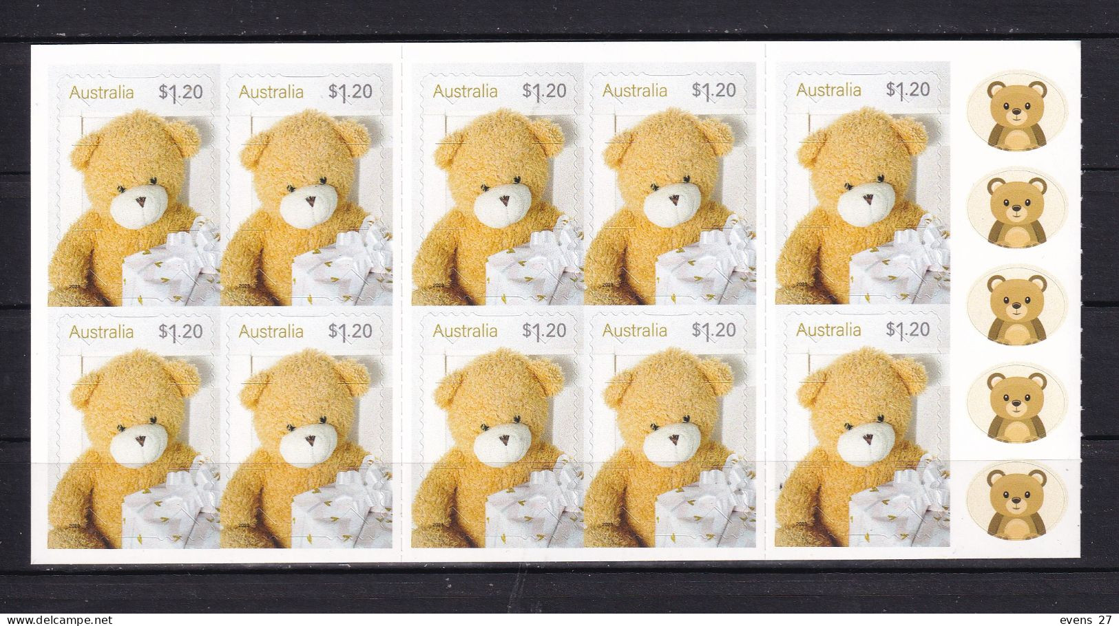 AUSTRALIA-2023-TEDDY BEARS-MNH SHEET. - Sheets, Plate Blocks &  Multiples