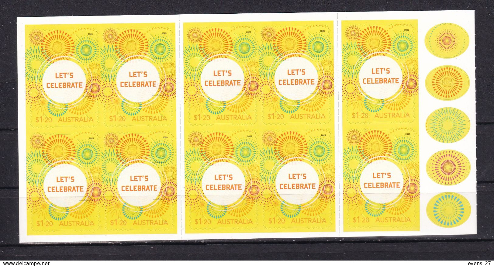 AUSTRALIA-2023-LETS CELEBRATE-MNH SHEET. - Sheets, Plate Blocks &  Multiples