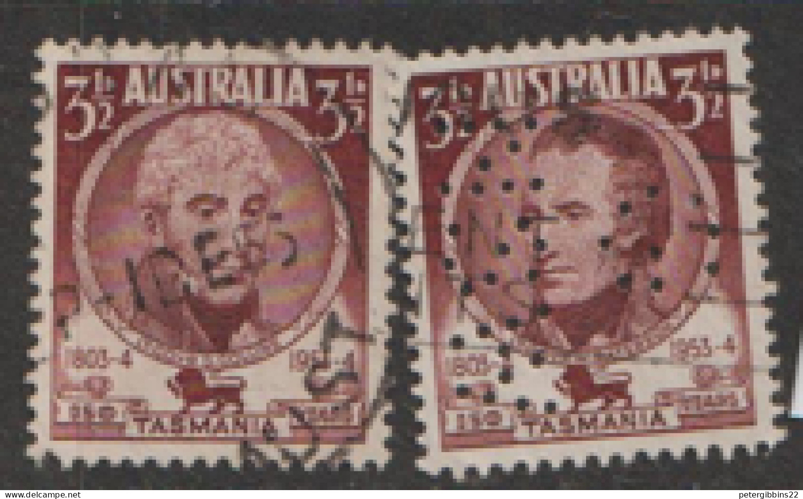 Australia   1954  SG 268-9  Tasmania   Fine Used - Used Stamps