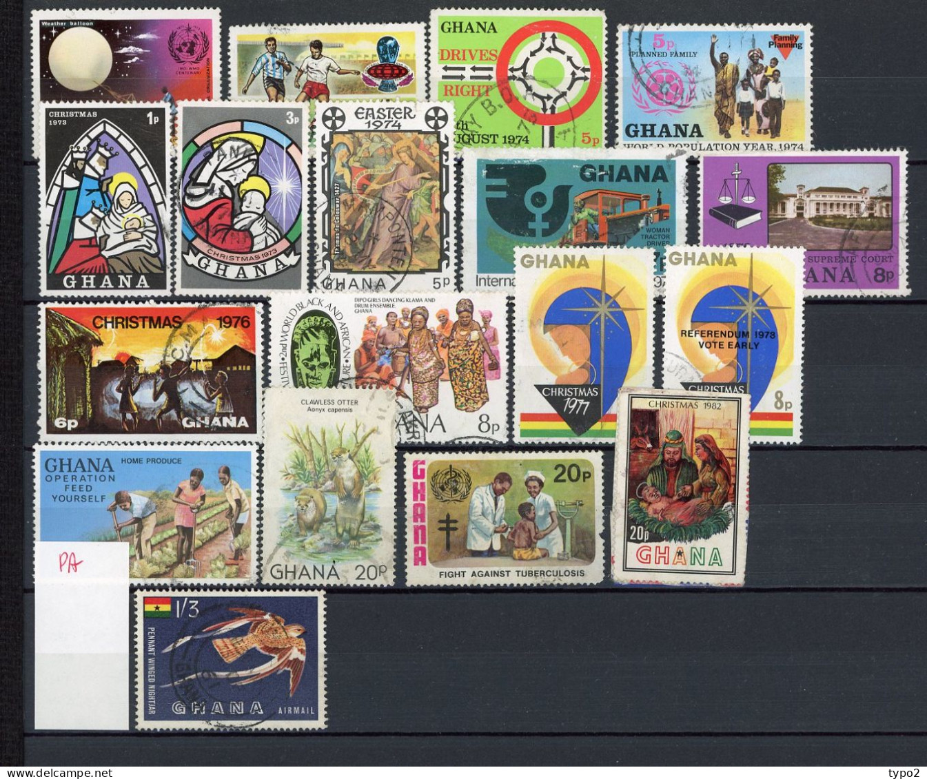 GHANA Petite Collection  : Plus De 60 Timbres  BE 2 Scans - Ghana (1957-...)