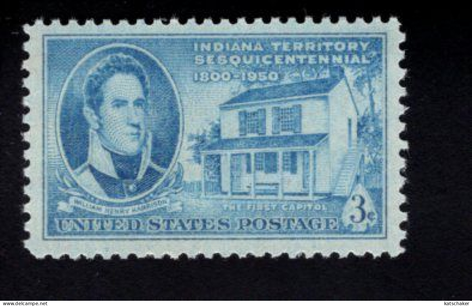205584148 1950 SCOTT 996 (XX) POSTFRIS MINT NEVER HINGED  - Indiana Territory - Unused Stamps