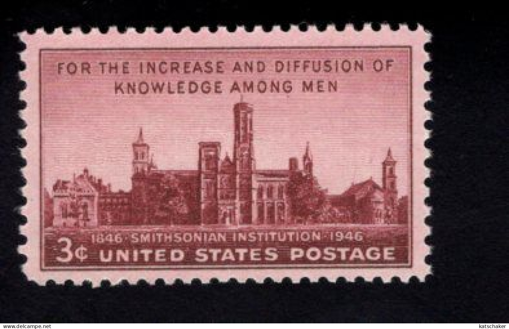 205584836  1946 SCOTT 943 (XX) POSTFRIS MINT NEVER HINGED -3 Smithsonian Institution - Unused Stamps