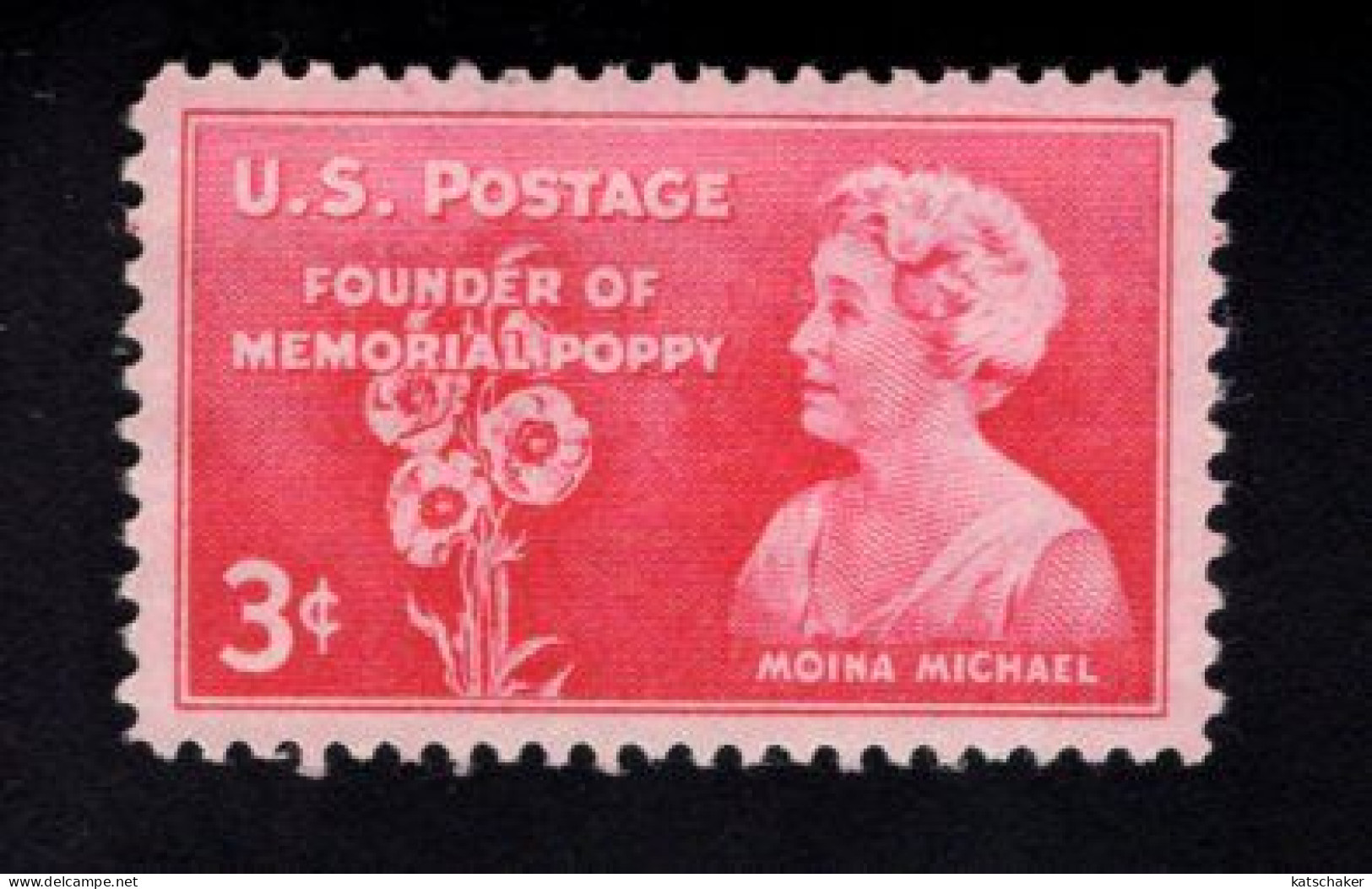 1911487779 1948 SCOTT 977 (XX) POSTFRIS MINT NEVER HINGED  -7 Moina Michael FOUNDER OF MEMORIAL POPPY - Unused Stamps