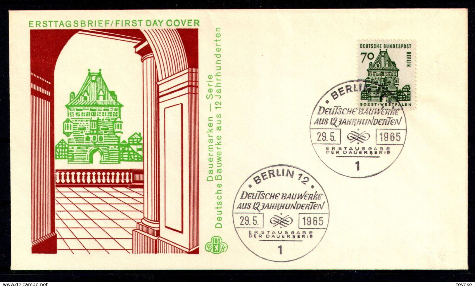 BERLIN 1964 - Michel Nr. 248 - FDC - Bauwerke Aus 1 Jahrhunderten - 1948-1970