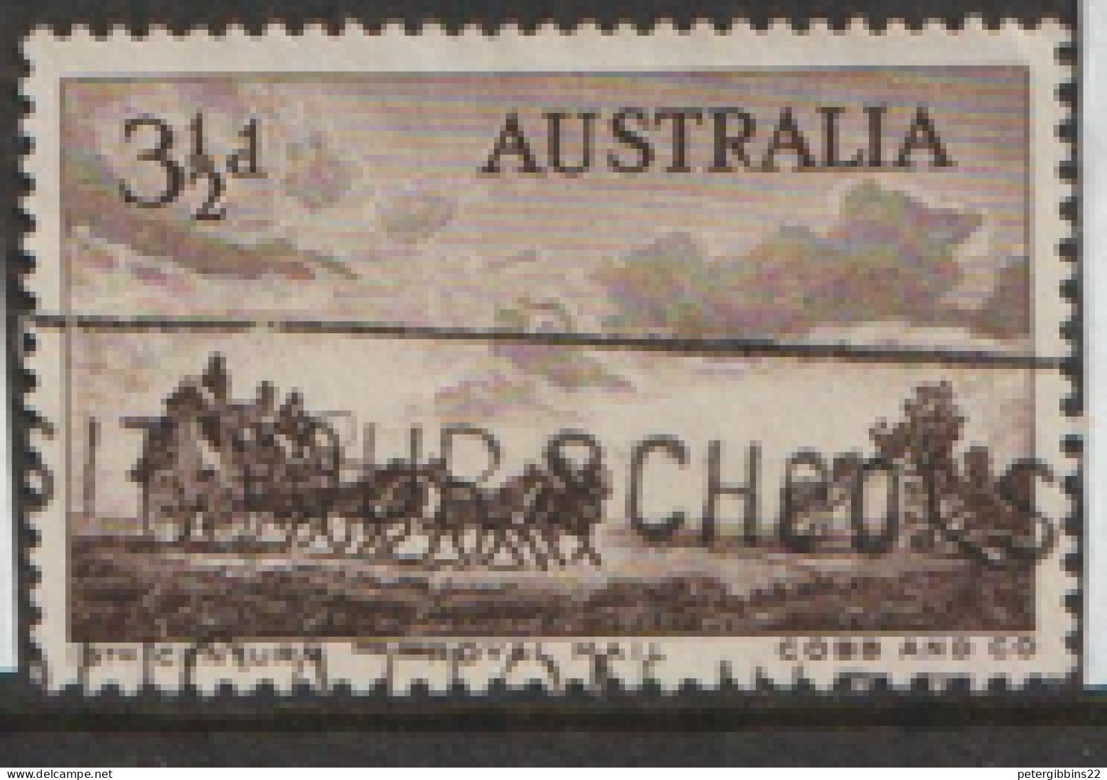 Australia   1955  SG 284  Stagecoach   Fine Used - Used Stamps