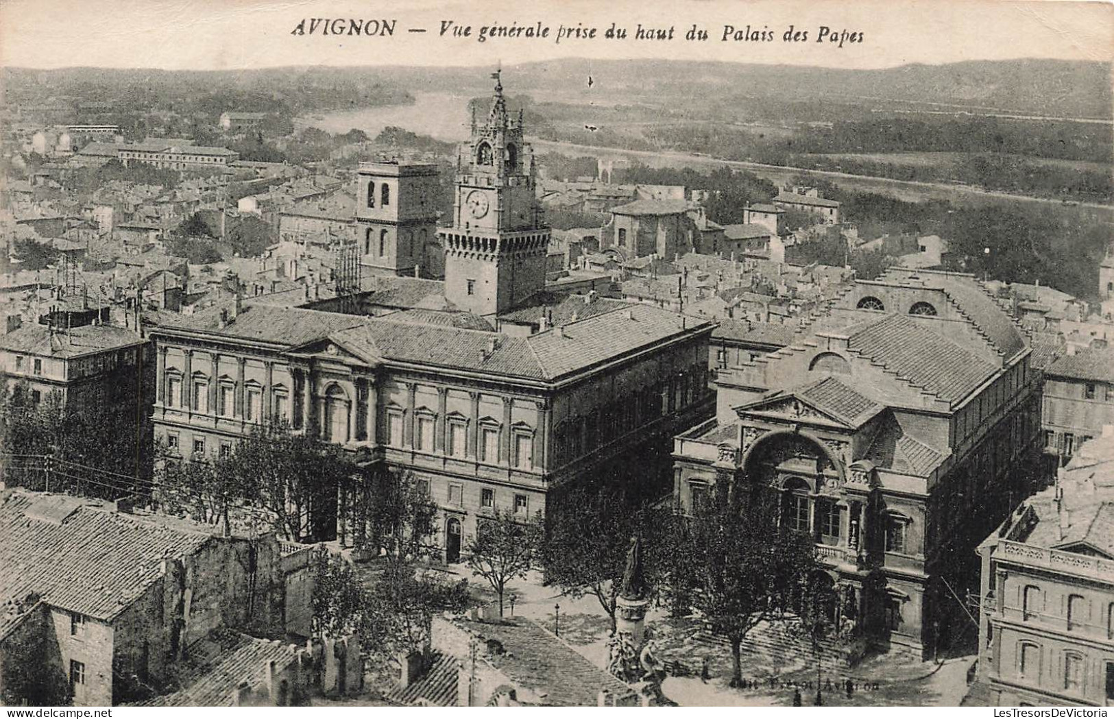 FRANCE - Avignon - Vue Générale Prise Du Haut Du Palais Des Papes - Carte Postale Ancienne - Avignon (Palais & Pont)